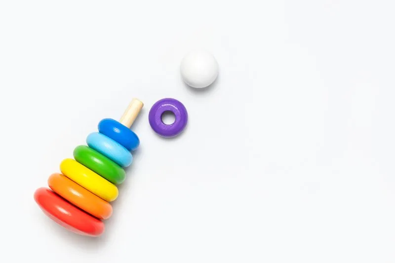 10 Best Sustainable, Eco-Friendly Toys for Kids 12 Multi-colored wooden children's toy pyramid