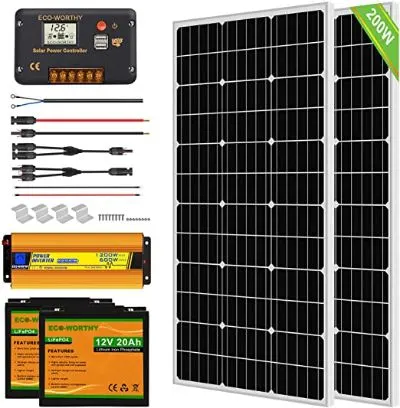 ECO-WORTHY Solar Panel Kits for Greenhouse