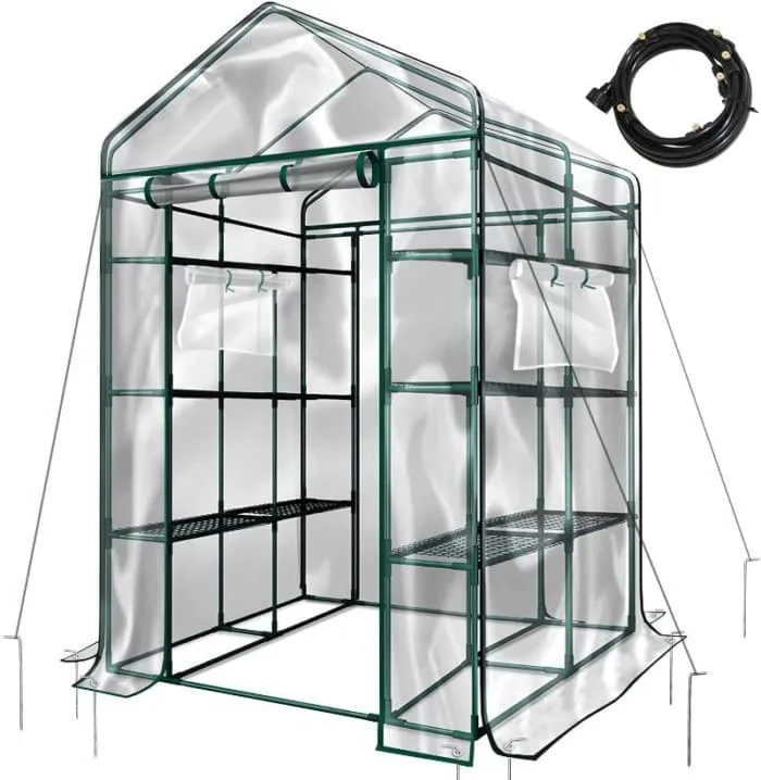 9 Best Greenhouses for Cold Climates 7 Solution4Patio Mini Walk-in Greenhouse