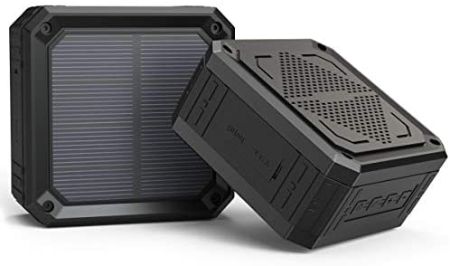 21 Best Eco-Friendly Travel Products 17 ABFOCE Solar Bluetooth Speaker