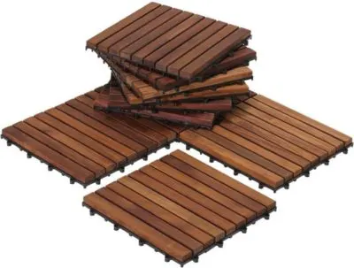 10 Best Greenhouse Floors to Buy Today 10 Bare Decor Wood Interlocking Flooring Tiles