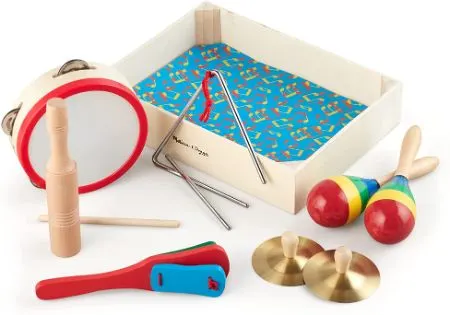 10 Best Sustainable, Eco-Friendly Toys for Kids 6 Melissa & Doug Band-in-a-Box (Best for Music)