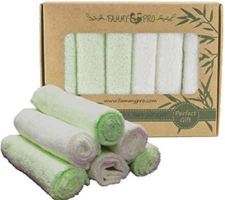 10 Best Eco-Friendly Baby Products to Buy Today 8 Fammy Pro Baby Bamboo Washcloth