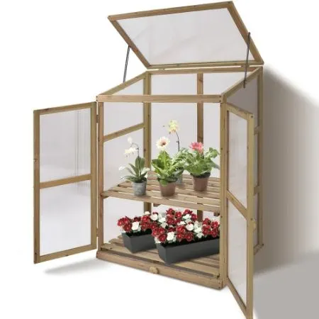 19 Best Wooden Greenhouses: Top Kits to Buy 11 Garden Portable Wooden Raised Plants Greenhouse
