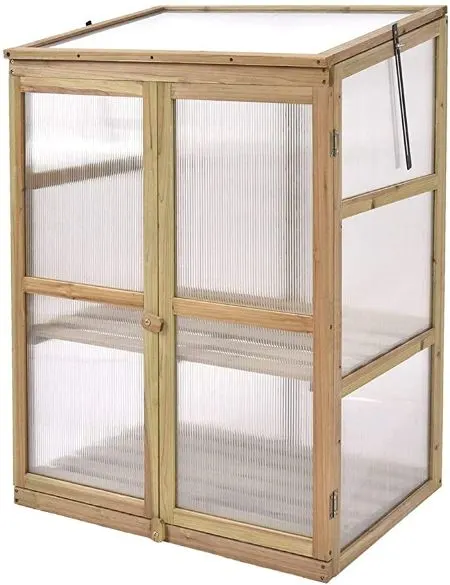 19 Best Wooden Greenhouses: Top Kits to Buy 18 Giantex Garden Portable Wooden Cold Frame Greenhouse