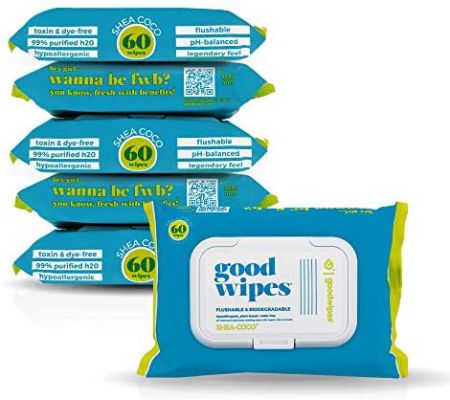 21 Best Eco-Friendly Travel Products 7 Goodwipes Flushable Plant-based Wipes