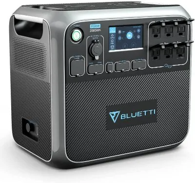 14 Best Solar Generators for Off-Grid Living 1 BLUETTI Portable Solar Power Station AC200P