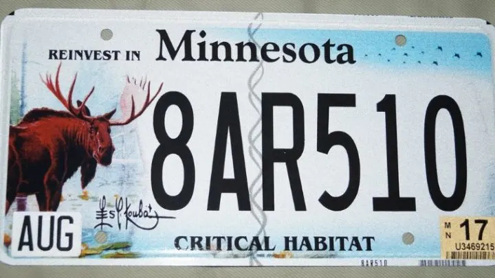 Minnesota Critical Habitat Plates