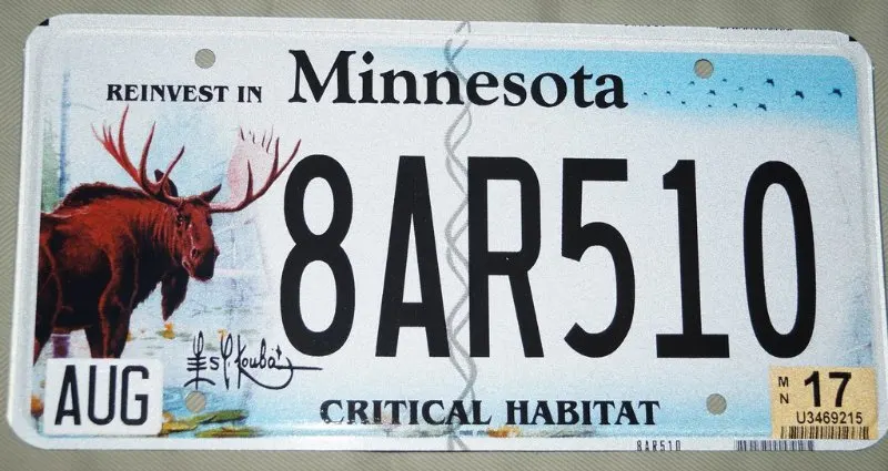 Minnesota Critical Habitat Plates