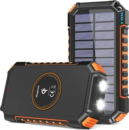 11 Best Solar Power Banks to Buy Today 5 Riapow Solar Power Bank