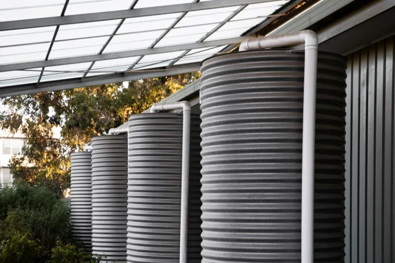 Greywater System and Water Tanks