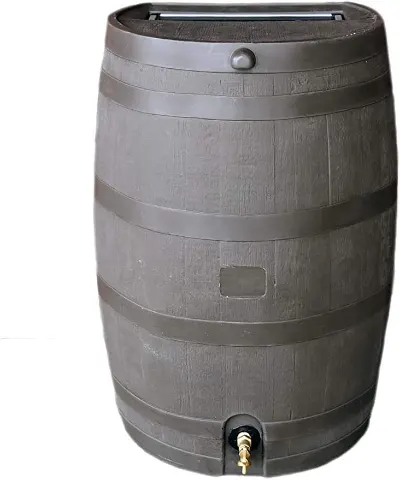 16 Best Rain Barrels for Water Collection 1 RTS Home Accents Rain Water Collection Barrel with Brass Spigot