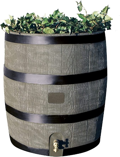 RTS Home Accents Round Gallon Rain Barrel