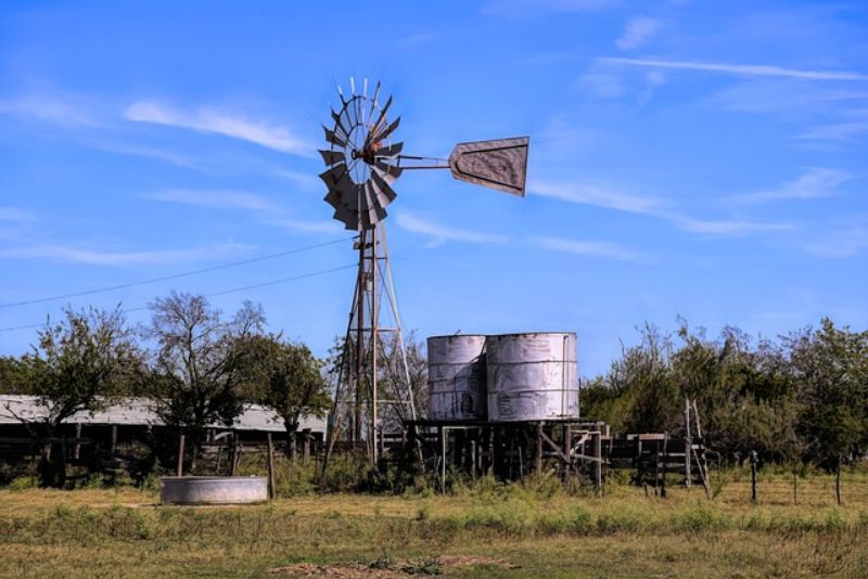 Wind-powered Pump