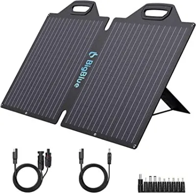 10 Best Solar Chargers for Laptops 1 BigBlue 100W ETFE Portable Solar Panels