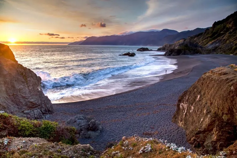 12 Different Types of Land 9 Sunset at the coast