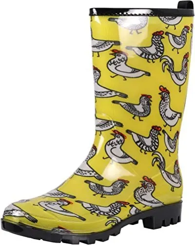6 Best Boots for Working in a Greenhouse 3 Colorxy Women's Waterproof Garden Rain Boots