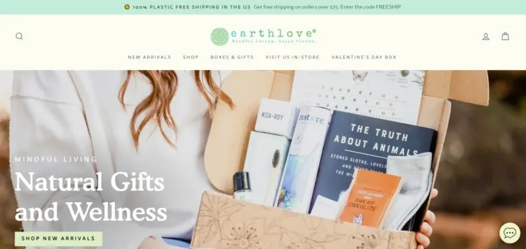 14 Best Sustainable Subscription Boxes 13 Earthlove Homepage