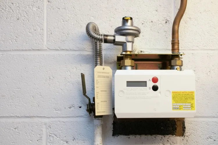 Home gas meter device