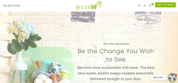 14 Best Sustainable Subscription Boxes 1 Greenup Box Homepage