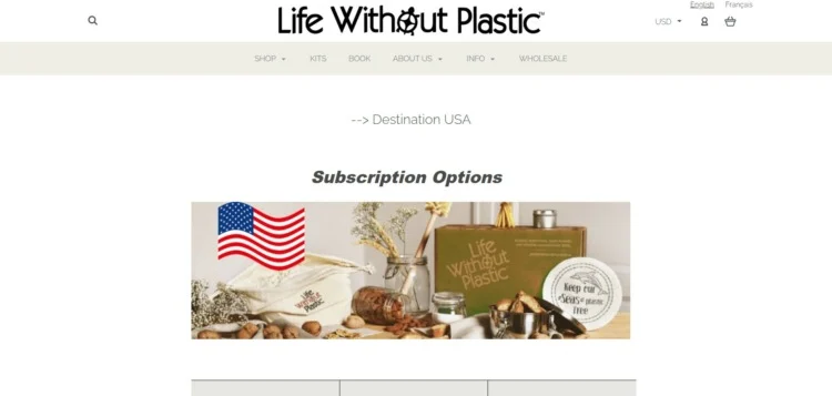 Life Without Plastic Box Homepage