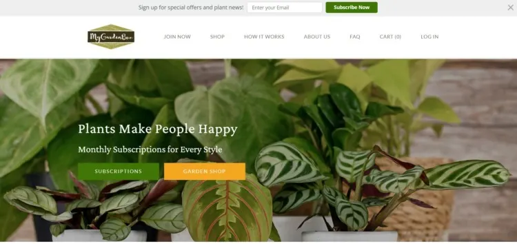 14 Best Sustainable Subscription Boxes 10 My Garden Box Homepage