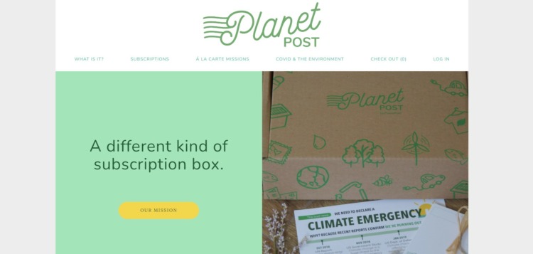 Planet Post Box Homepage