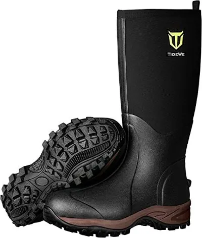 6 Best Boots for Working in a Greenhouse 4 TIDEWE Rubber Boots for Men