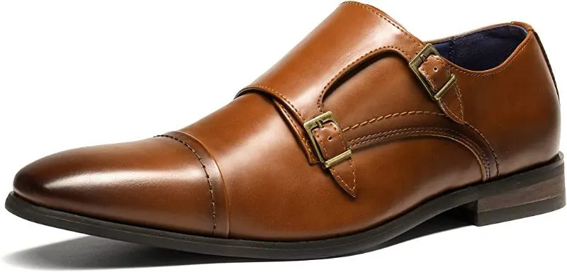 Bruno Marc Men's Dress Loafer Shoes Monk Strap Slip On Loafers