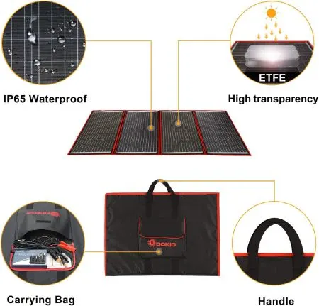 Red Solar Panel with product features