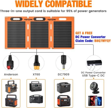 Solar Panel and different cord options