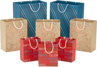 Hallmark Recyclable Gift Bag Assortment set