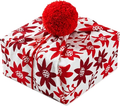 Hallmark Reusable Fabric Gift Wrapper