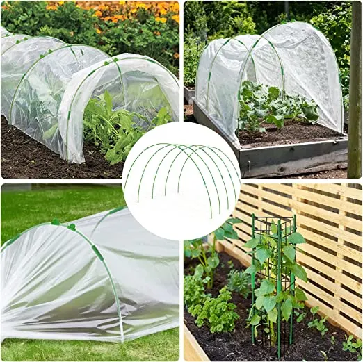 HoopGarden green hoops for garden beds