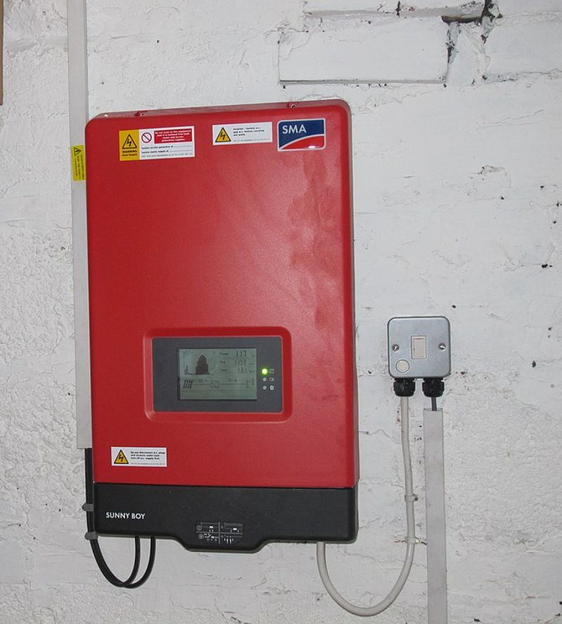 A red solar PV Inverter