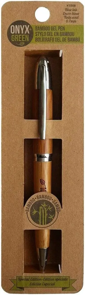 24 Best Eco-Friendly Pens to Buy Today 24 Packed Onyx and Green Bamboo Gel Pen