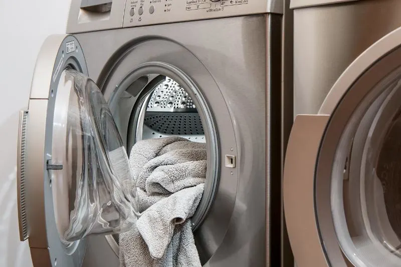 Towel in Washing machine