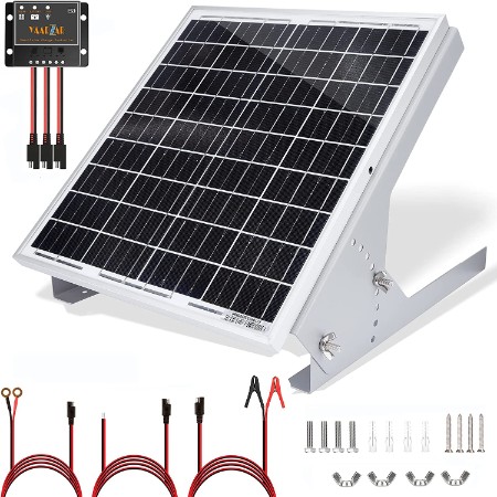 YAARZAR Solar Panel Kit with Adjustable Solar Panels Tilt Mount Brackets