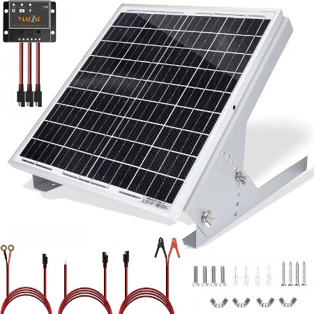 17 Best Home Solar Panels to Buy Today 31 YAARZAR Solar Panel Kit with Adjustable Solar Panels Tilt Mount Brackets