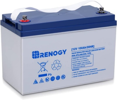 Deep Cycle Hybrid Gel 12V Battery  by Renory