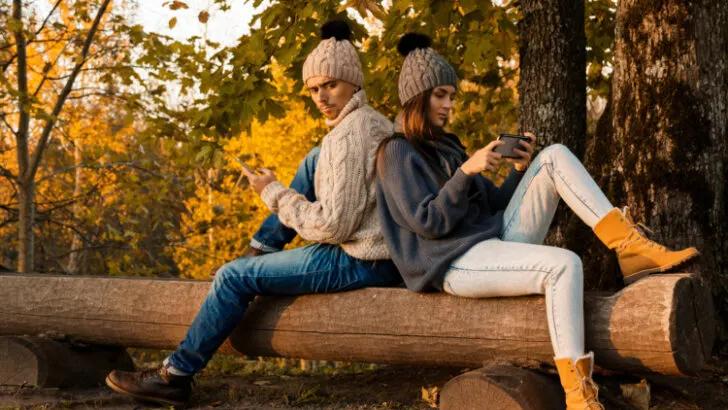 Couple wearing boots outdoor