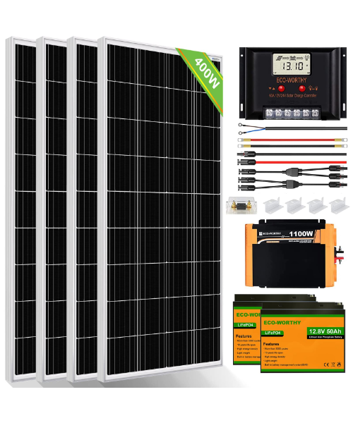 ECO-WORTHY 1.6KWH Solar Panel Kit