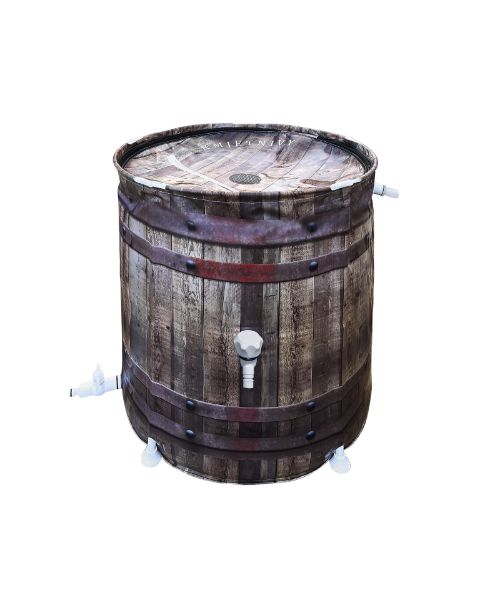 KMJETNIVY Rain Barrel - Upgrade Wood Print