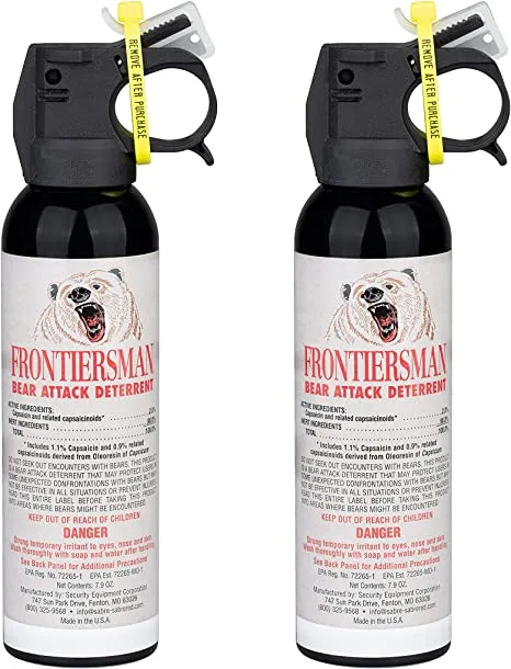 5 Best Bear Sprays: Top Choices for Safety in the Wild 3 SABRE Frontiersman 7.9 oz Bear Spray