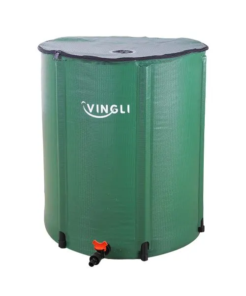 VINGLI 50 Gallon Collapsible Rain Barrel