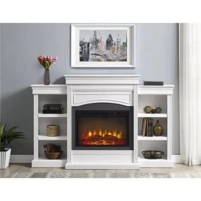 Ameriwood Home Farmington Electric Fireplace TV Console Ameriwood Home Farmington Electric Fireplace TV Console
