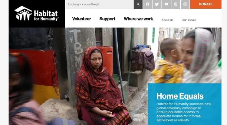 Conservation Volunteer Opportunities: How to Find & Choose the Best 5 Habitat for Humanity landing page