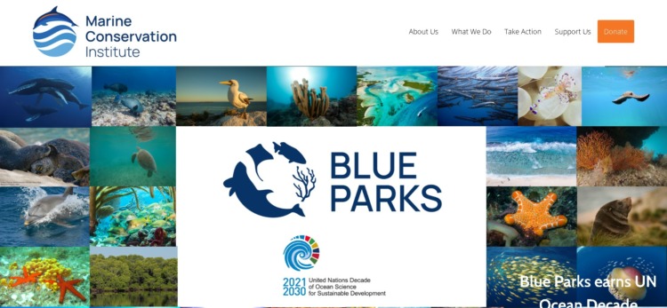 Marine Conservation Institute Website
