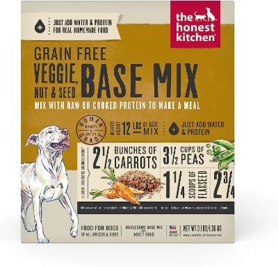 12 Most Ethical, Sustainable Dog Food & Products 1
Click image to open expanded view
2 VIDEOS
The Honest Kitchen Human Grade Dehydrated Grain Free Veggie, Nut & Seed Base Mix for Dogs