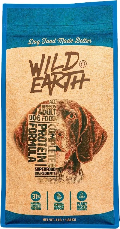 12 Most Ethical, Sustainable Dog Food & Products 4 Wild Earth Dog Food for Allergies